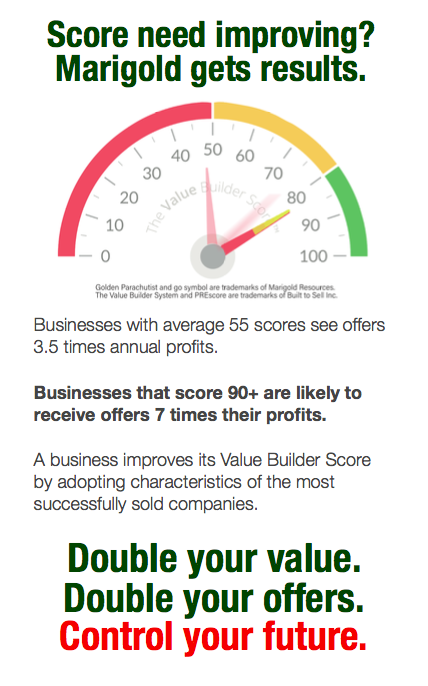 Does your Value Builder Score need improving? Marigold gets results. 